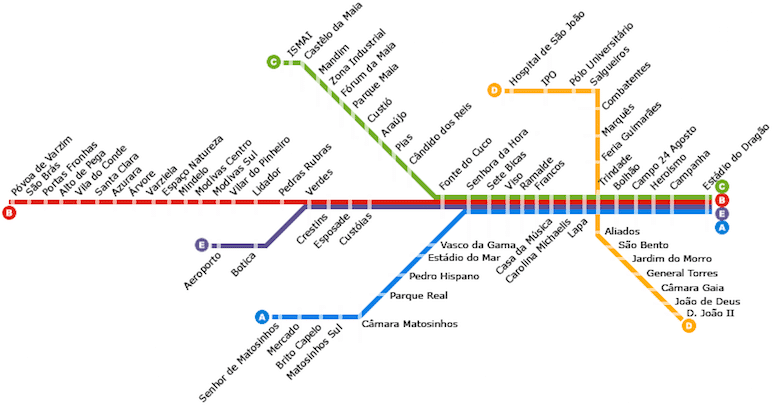 plan metro porto